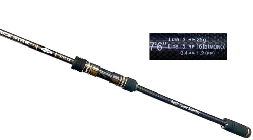 Спиннинговое удилище Xesta Black Star Hard S76MX 